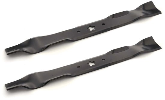 2x To the South® 49 cm Mulchmes geschikt voor Husqvarna, Elextrolux & AYP - 38 inch / 97cm maaidek - set van 2 messen van Merkloos	