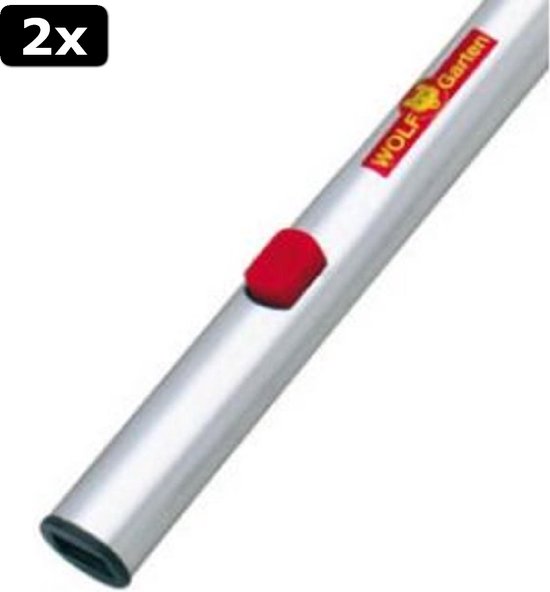 2x WOLF-Garten Essenhouten steel ZM 150 - lengte 150 cm - Multi-Star¬Æ Stelen van Merkloos	