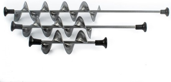 3 Delige Grondborenset voor in de Boormachine van Cenocco