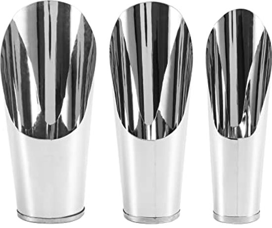 3-delige metalen set voor bonsai met roestvrijstalen handschep - professionele tuinierstools van Merkloos	