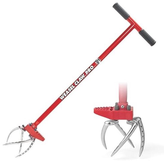 3-in-1 Tuin Hand Tiller - Cultiveren, Losmaken, Beluchten en Onkruid Wieden van Merkloos	