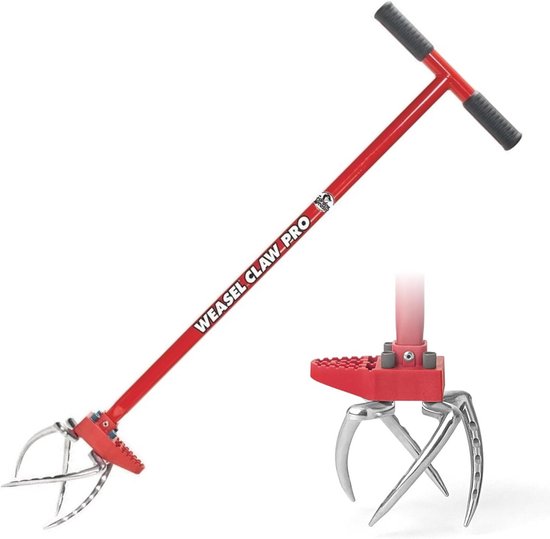 3-in-1 Tuin Hand Tiller - Cultiveren, Losmaken, Beluchten en Onkruid Wieden