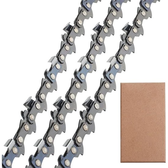 3-pack Low Kickback kettingzaagketting 3/8"LP 50 schakels 1,1 mm 35 cm geschikt voor Stihl 009-023 MS170-210. van Merkloos	