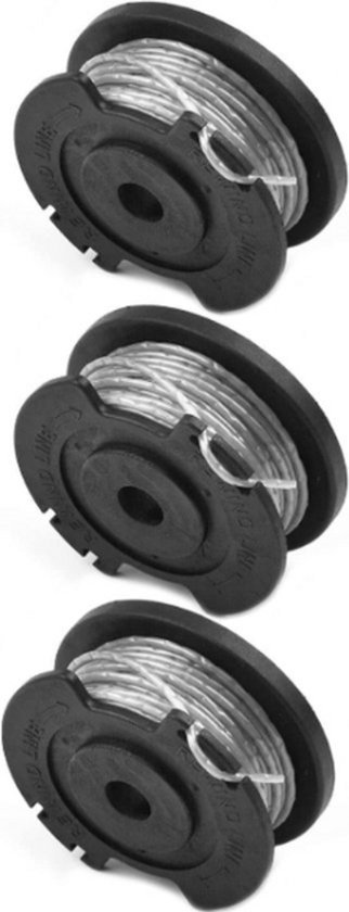 3 stks Spool & Lijn Vervanging geschikt voor Bosch Easy Gras Cut 18 V 23 26 18 Strimmer Bijlagen Onderdeelnummer F016800569 van Bosch