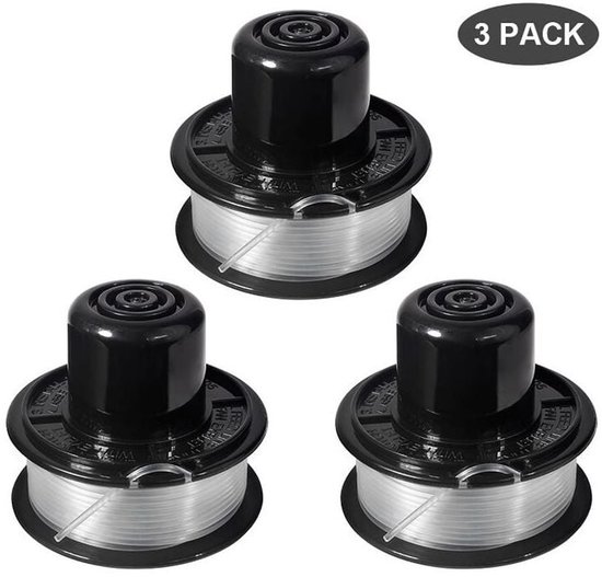 3 stuks BLACK+DECKER vervangende spoel en lijn voor GL250/GL310/GL360 modellen 11M x 1,6MM van Merkloos	