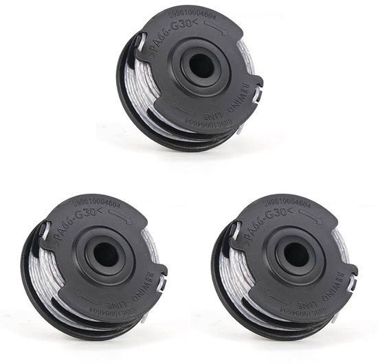 3 Stuks Draadspoelen voor Bosch Grastrimmer – F016800351 – 4m, Ø1,6mm – Geschikt voor ART 24, 27, 30 en ART 30-36 LI van Merkloos	