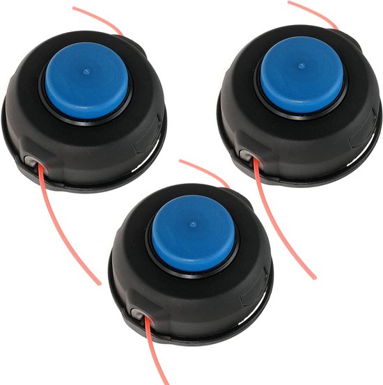 3 stuks geschikt voor T25 Tap Advance trimmerkoppen geschikt voor grasmaaiers, onkruidverdelgers, geschikt voor Husqvarna trimmers met rechte schacht van Merkloos	