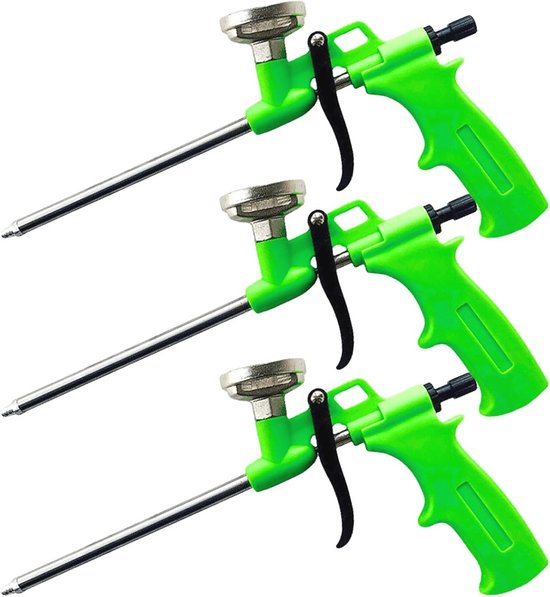 3 Stuks Schuimpistool - Professioneel PU Schuimpistool voor Vullen en Afdichten - Ergonomisch Design