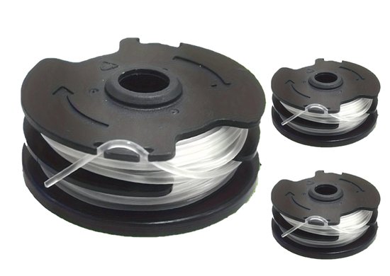 3 Stuks Vervangende Nylon Draadspoelen voor Lidl Parkside Trimmers - Geschikt voor PRTA 20-Li (A1, B2, C3), PRT 550 (A1, A3) en PRT 300 (A1) - 4 Meter, Ø 1,6 mm van Merkloos	