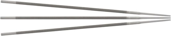 3 Stuks Zaagvijl voor Kettingzaag - 4,8 mm, Geschikt voor 1,3 mm, 1,5 mm en 1,6 mm Ketting van Merkloos	