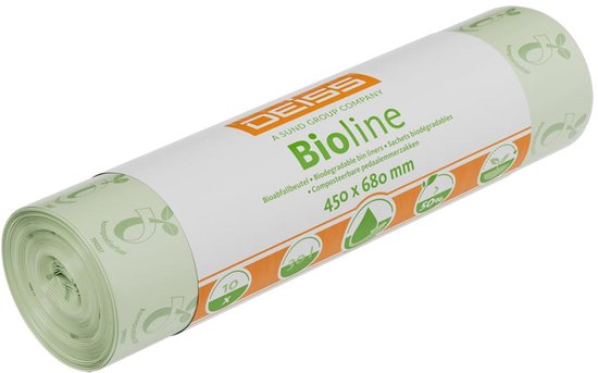 30 Liter Composteerbare Bio Afvalzakken Gemaakt van Ecovio | 10 Stuks van Bavicchi
