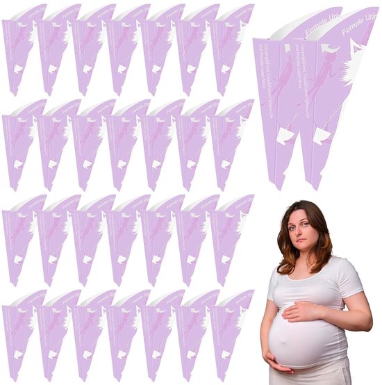 30 stuks urinella voor vrouwen - staande reis-urinoir - PIPI trechter - draagbare roethulp voor wandelen - auto - outdoor-activiteiten - reizen - campingaccessoires - hygiëne en gemak van Merkloos	