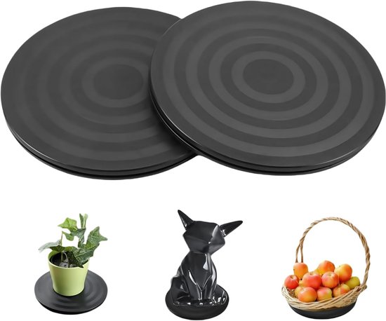 360 Degree Rotating Turning Platform - Multifunctional Round Heavy Duty Turntable Stand - Rotating Platform voor Laptops/Monitor/TV/Planten van TWINN Anthonius