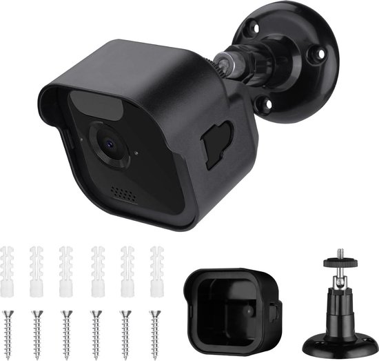 360° Rotatable Adjustable Weatherproof Wall Mount Case for Blink Camera Indoor Outdoor. van The wasserstein.
