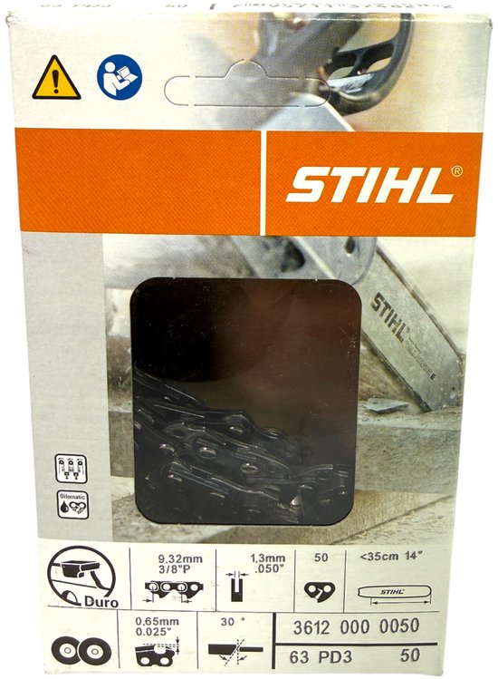 36120000050 Picco Duro Hartmetallkette 50 GL 35cm van Merkloos	