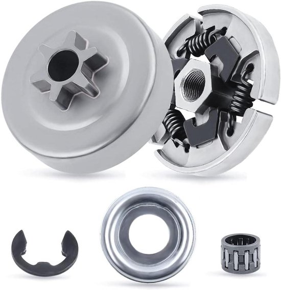 3/8 "6T Koppeling W/Drum Washer Clip Naald Lager voor STIHL MS170 MS180 MS210 MS230 MS250 017 018 021 023 025 Kettingzaag Onderdelen van Husbro