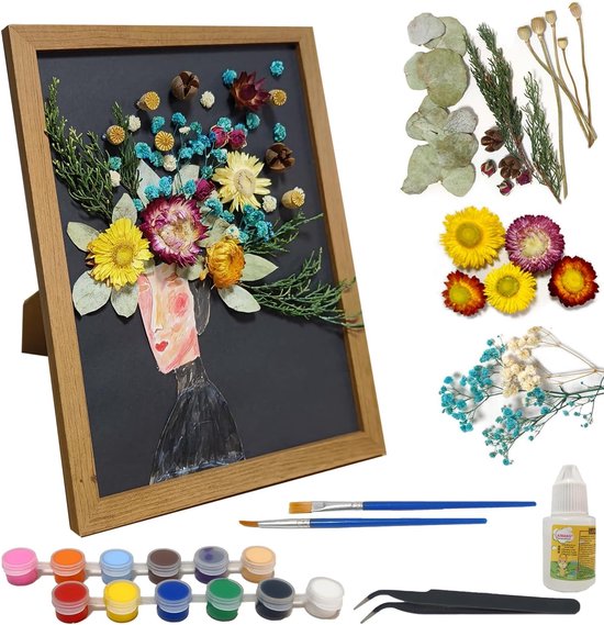 3D Shadow Box - 3D Picture Frame - Wooden Deep Box - Picture Frames - 3D Display Box - Shade Box Frame met Dried Flower - voor Crafts - Familie Geschenken van Merkloos	