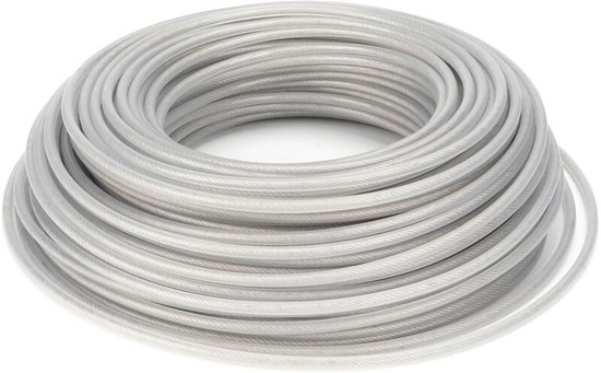 3mm x 40 m scheurvast staaldraad, geschikt geschikt voor bosmaaiers.