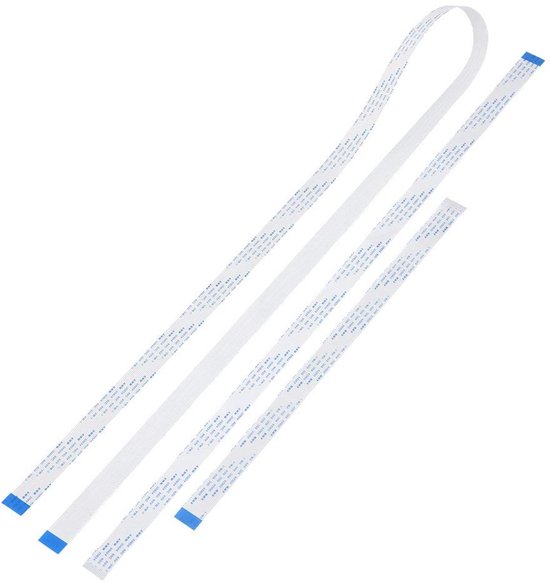 3Pcs/Set FFC Cables, 15 Pin 30cm 50cm 100cm FFC Ribbon Flexible Flat Cable for Module Camera Extension FFc Cable van Merkloos	