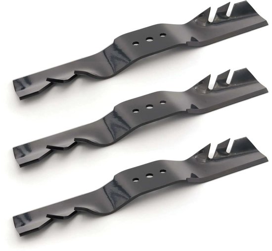 3x To the South® 35.8 cm 3-in-1 maaimes geschikt voor Husqvarna (Rider), Jonsered, McCulloch, Partner & Zenoah - 94cm maaidek - set van 3 messen van To the South