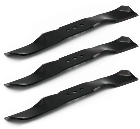 3x To the South® 35.8 cm Mulchmes geschikt voor Husqvarna (Rider), Jonsered, McCulloch, Partner & Zenoah - 94cm maaidek - set van 3 messen van To the South