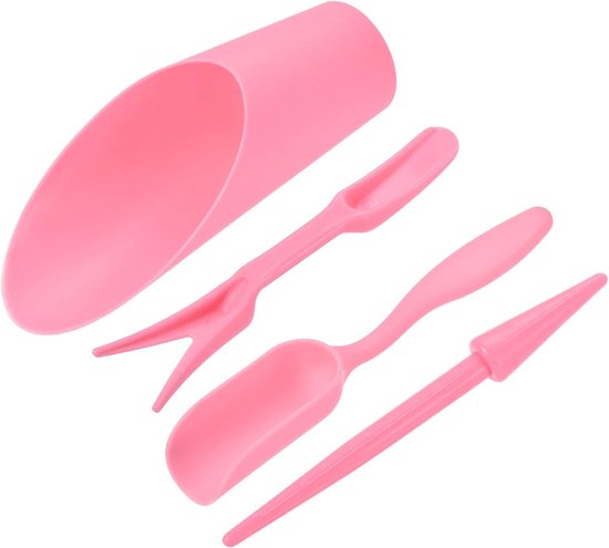 4-delige set gereedschap voor vetplanten – Tuingereedschapsset – Gereedschapsset voor terrariums binnenshuis – Handgereedschap voor het planten – Tuingereedschap voor