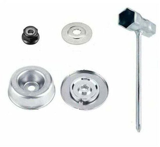 4-delige set onderdelen en accessoires geschikt voor STIHL FS55 FS56 FS120 FS130 FS130R FS200 FS200R FS250 en XU grasmaaiers, hoogwaardige geschikt vooralen vervangingsonderdelen geschikt voor grasmaaieraccessoires.