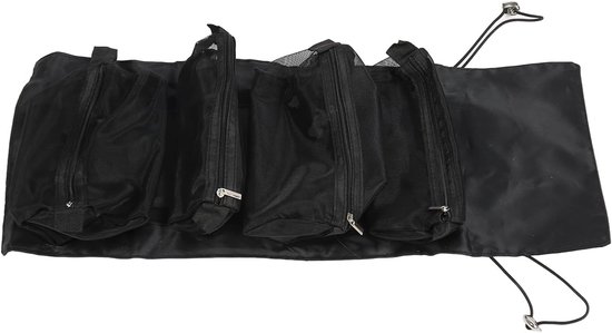 4-in-1 Hanging Toiletry Bag, Lightweight Portable Detachable Cosmetic Bag, Roll Up Makeup Bag for Travel van Lay-n-Go
