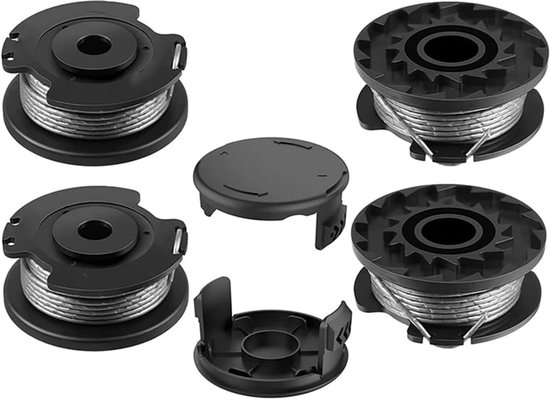 4-pack grasmaaieraccessoires - Vervangende draadtrimmerspoel - Voor BOSCH grasmaaiers - F016800569/F016800385 Vervangende spoeltrimmerkop van YurGRG