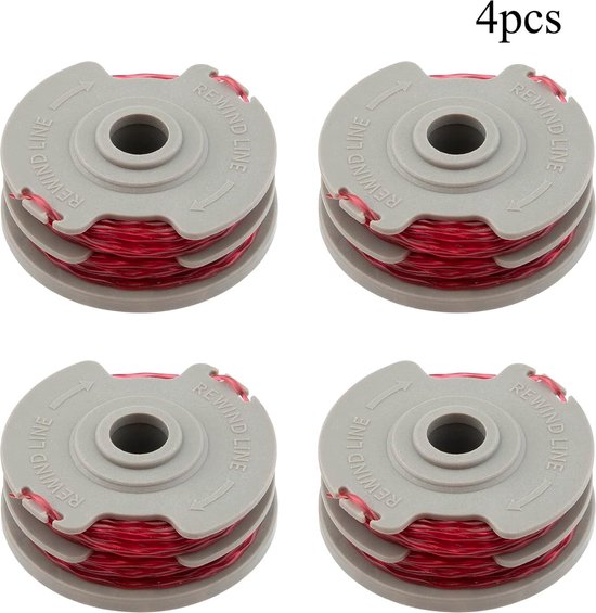 4-pack grasmaaieraccessoires - vervangende spoel - 1,6 mm, automatische trimmer - voor FLYMO FLY021 van $