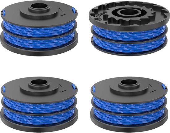 4 Pack Replacement Spool Trimmer Spool Compatible with Ryobi RAC123, Trimmer Wire Spool for RLT4027, RLT4125, RLT5027 - ShopVlot