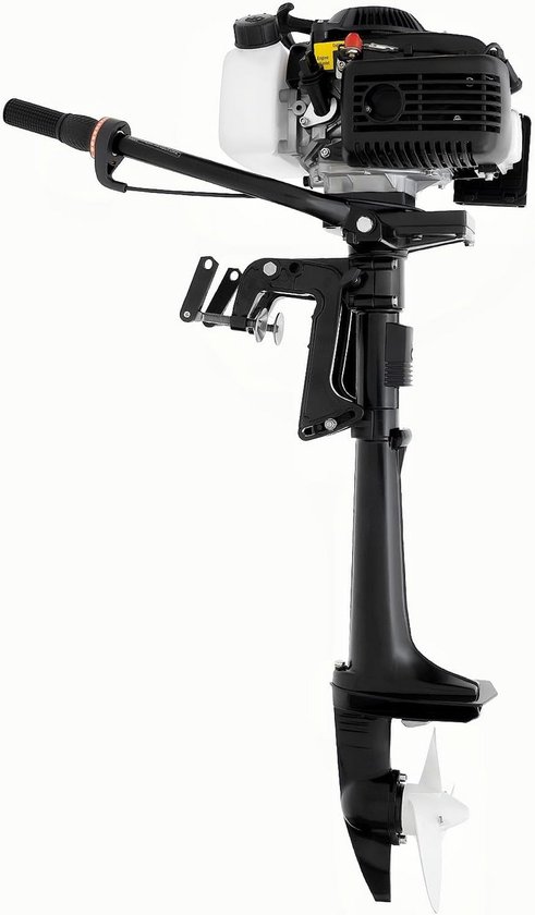 4 PK Luchtgekoelde 4-Takt Buitenboordmotor voor Rubberboot en Vissersboot van Merkloos	