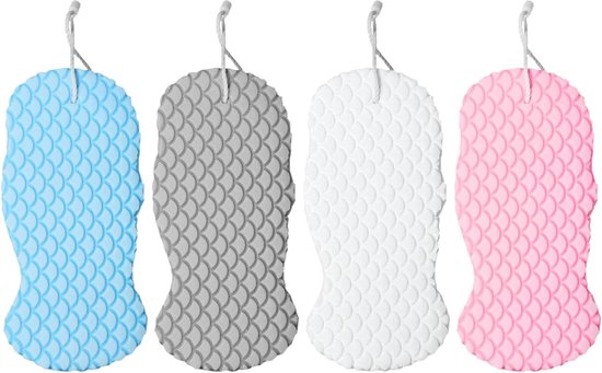 4 Sponsdoeken, Keuken Schoonmakende Borstels, Exfoliërende Badborstels, Hangende Sponsborstels, Geschikt Voor Badkamers En Keukens.