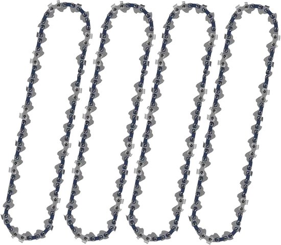 4 Stuks 6 Inch Kettingzaagkettingen voor Mini-Kettingzagen – Universele Compatibiliteit van Merkloos	