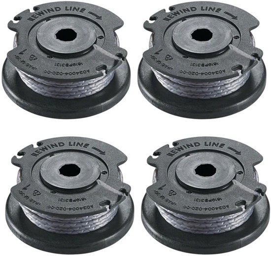 4 stuks - Bosch grasmaaier vervangingsspoelen - Bosmaaier spoel reserveonderdelen - Bosmaaier spoelen - Grasmaaier accessoires - Grasmaaier reserveonderdelen van Bosch