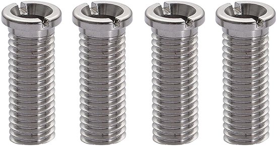 4 stuks holle schroef gootsteen - 35 mm roestvrij staal - afvoerzeefschroef holle schroef - holle schroef M12 - voor ventiellopen 1,5" 3,5" - accessoires voor keukenspoelbakken - zeefkorfventiel accessoires van Merkloos	