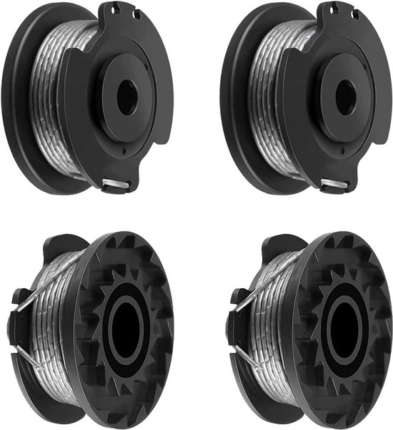 4 stuks Spoelen - Strimmerdraad vervangende spoel en lijn - compatibel met Bosch ART 23 SL ART 26 SL - grastrimmer F016800569 F016800385