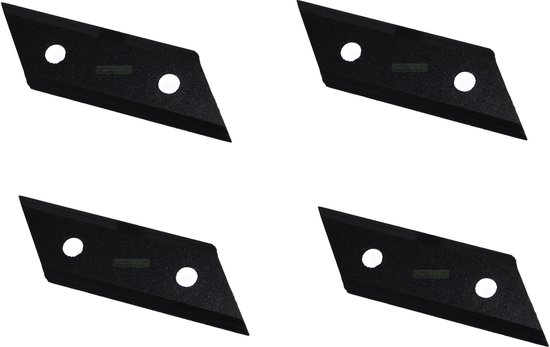 4 x 10,4 cm mes voor versnipperaar / houtversnipperaar voor AL-KO 325967, 517828, 13270541, H1600 - H3200