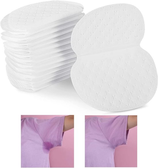 40 Pcs Armpit Sweat Pads - Disposable Underarm Sweat Pads voor Mannen en Vrouwen - Onzichtbare Bescherming tegen Zweet - Comfortabel en Zonder Geur van Merkloos	