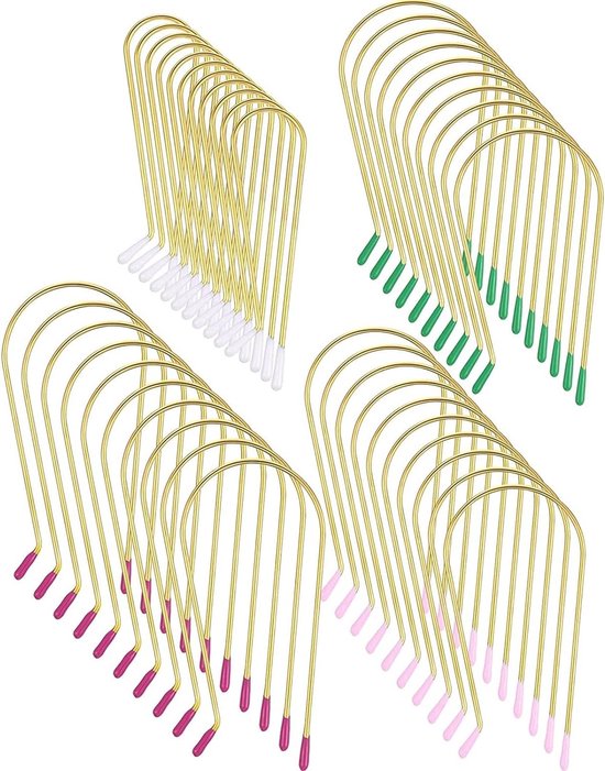 40 Stks Haar Rollers - Hot Roller Clips - Krultang Clips - Vervanging Roller Clips Voor DIY of Kapsalon Krulspelden en Haarstyling van Merkloos	