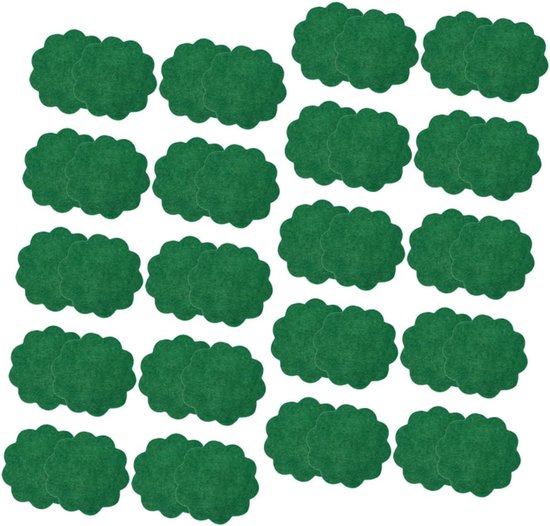 40 stuks-bloempotmat- Tuinmatten- Planten Mesh Pads- Bodem pads-plantenpot bonsai bodemrooster - Voorkomt Bodem Lekkage - Drainage en Ventilatie-5cm