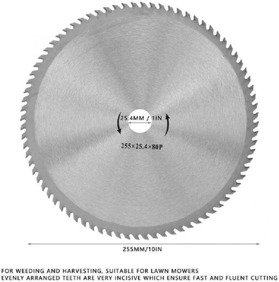 40T Bosmaaier Blade Circulaire Strimmer Vervanging Tuin Clearing Zaagbladen Voor Snijden Hout Gras Struiken van E-WOR