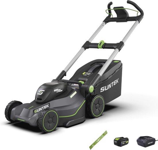40V Accu Grasmaaier - 43 cm - Digi-borstelloze Handgrasmaaier met 4,0 Ah Lithium-ion Accu - Inclusief Snellader en App-compatibel