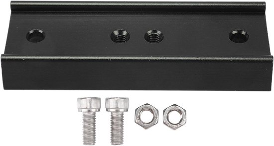 4,25 Inch Zwaluwstaartplaat - Telescoop Zwaluwstaart Montageplaat voor Equatoriale Telescoop Theodoliet Statief - Geschikt voor EQ-mounts en DSLR- of SLR-camera's (Zwart) van ZWO