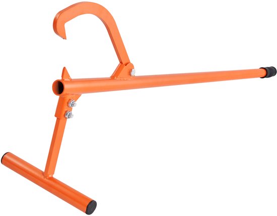 48“ Timberjack Boomstamheffer, Stevige Metalen Steel, Verstelbare Omkeerbare Haak, Boomstamroller voor Boomstammen Tot 15” Diameter, Boomstamheffer voor Rollen En Tillen van Merkloos	