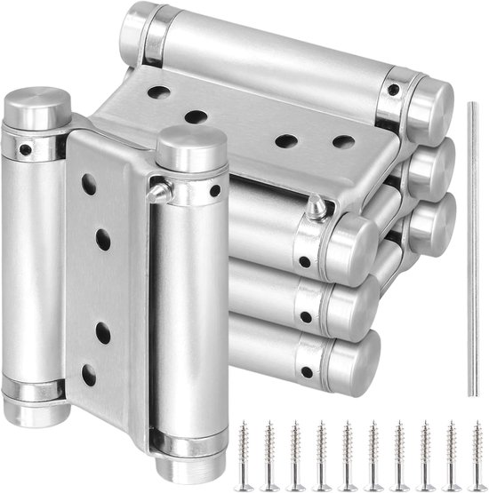 4pcs 75mm stainless steel saloon door hinges stainless steel for cafe saloon garden door wooden doors 2 pairs - ShopVlot