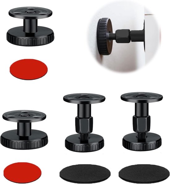 4pcs Anti-shake Bed Frame Spacers - Thickened Standoffs - Wall Protector voor Bedden - Closets - Sofas van Merkloos	