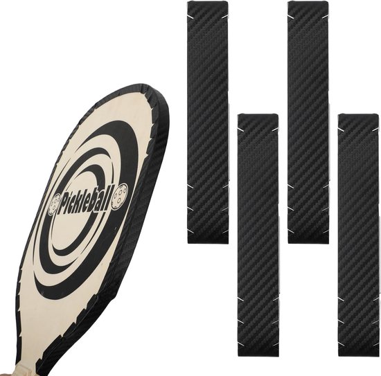 4pcs Pickleball Edge Tape, 26mm Pickleball Paddle Edge Guard Tape Pickleball Protective Edge Tape Paddle Edge Protection Tape for Pickleball Supplies (Black) van Guinuea