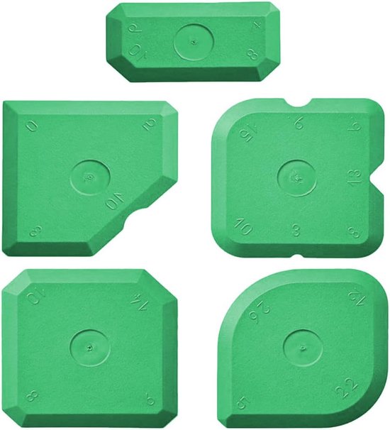 5-delige Kit Afstrijker Set met Voegenkrabber - Professioneel Afdichtingsgereedschap voor Keuken, Badkamer en Glas