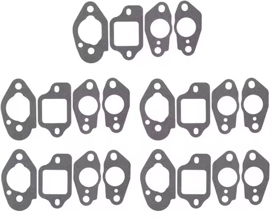 5 Sets Carburateur Pakkingset passend op Honda GCV160 van Merkloos	